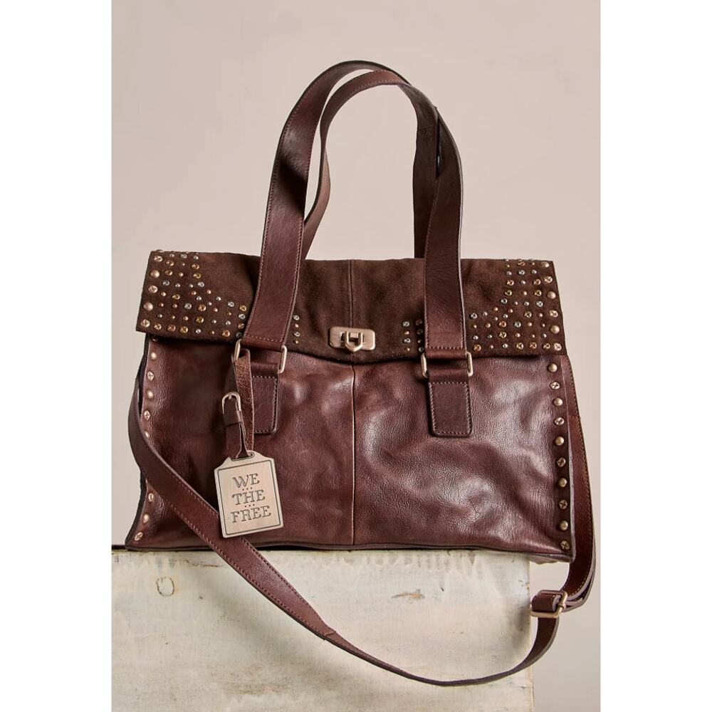Free People NEW We The Free Shay Stud Tote - Picture 3 of 12